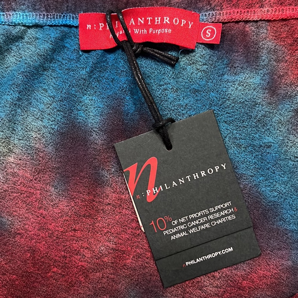 PHILANTROPHY Plum Strapless Multi Tie Dye Romper - Picture 9 of 10